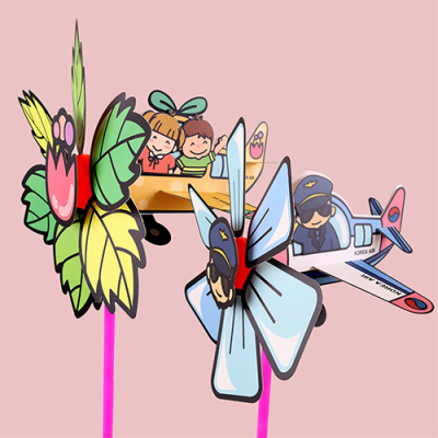 [아이디몬] 종이 비행기 바람개비 만들기