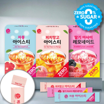 [송원식품] 아이스티 제로 20T (피지망고/자몽/딸기 아사이)