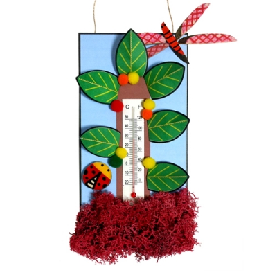 [만들기대장] 스칸디아모스 자연곤충 온도계만들기