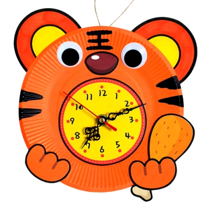 [만들기대장] 종이접시 호랑이시계 만들기