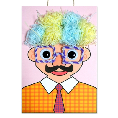 [만들기대장]표정 꼴라주 놀이판 꾸며 만들기