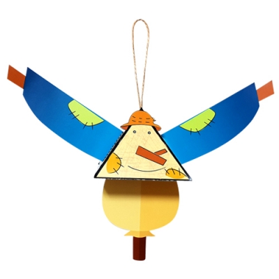 [만들기대장] 접는 가을허수아비 모빌만들기