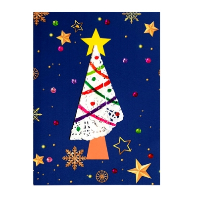 [만들기대장] 도일리페이퍼츄리 크리스마스 카드 만들기