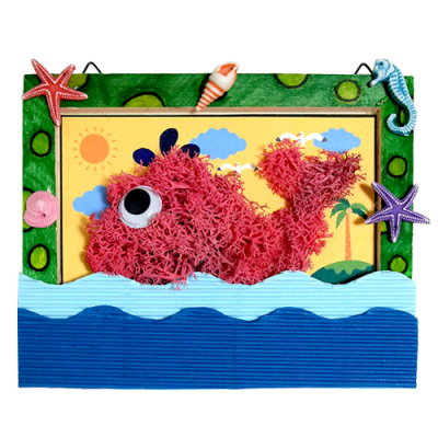 [만들기대장]스칸디아모스 고래액자 만들기