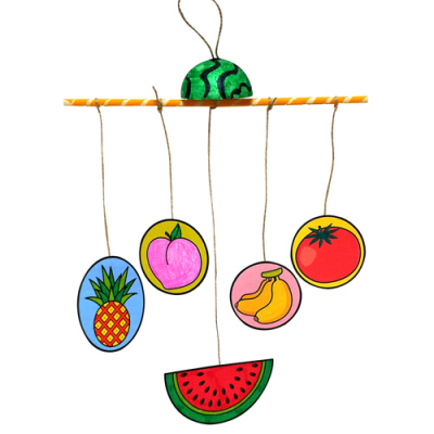 [만들기대장]여름과일 모빌 만들기