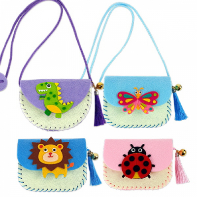 [만들기대장] 부직포꾸며 바느질 가방 만들기 4종(택1)