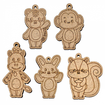 [만들기대장]숲속동물 팬던트