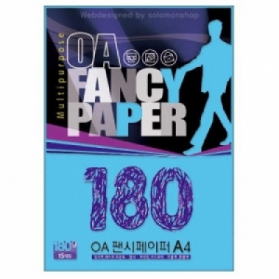 [두성] OA팬시페이퍼 A4(180g) 15매(색상선택)