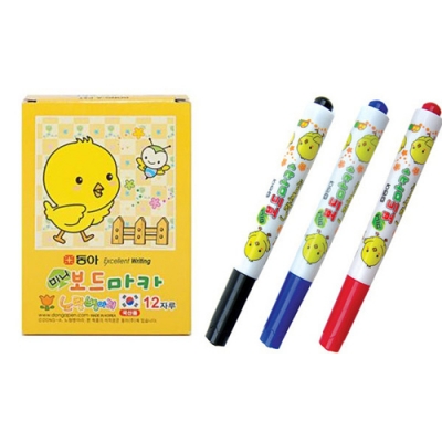 [동아] 노랑병아리 미니보드마카 12개입(색상선택)