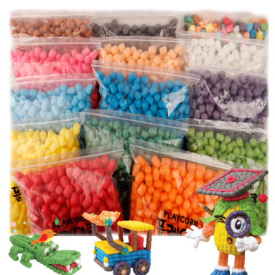 [플레이콘] 플레이콘 리필 500알(색상선택)