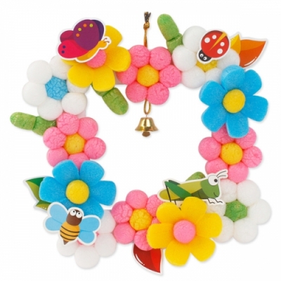 [키드맘] 플레이콘 꽃리스만들기