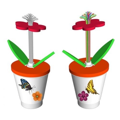 LED 광섬유 꽃화분(1인용/10인용)