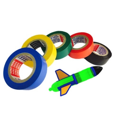 물로켓용 컬러테이프