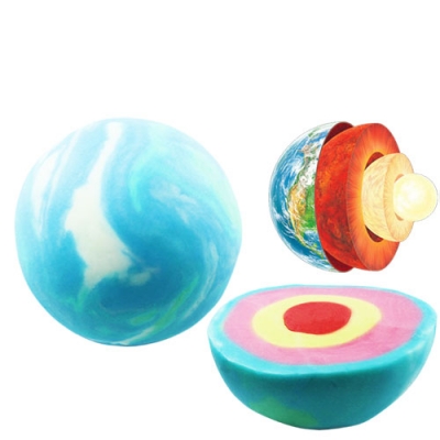 오물조물비누 지구내부구조모형 (5 세트)