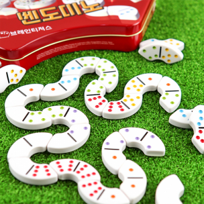 [브레인티저스] 벤도미노 보드게임 (2-4인, 숫자)