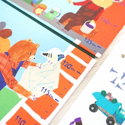 [이부] 일하는 동물들 키재기차트