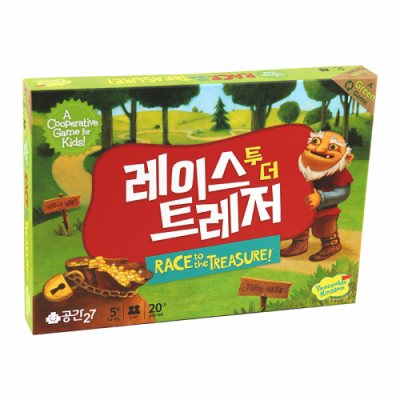 [공간27] 레이스투더트레저 한글판 보드게임 (2-4인, 협동)