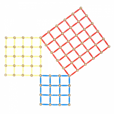 [매쓰타임] 피타고라스의 정리B 자석블럭 229피스