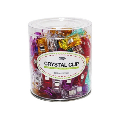 [카파맥스] 크리스탈 클립(중) / 100 개입