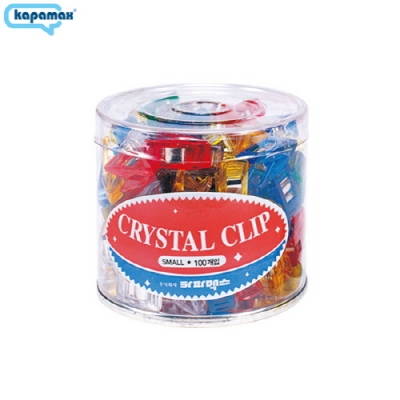 [카파맥스] 크리스탈 클립(소) / 100 개입