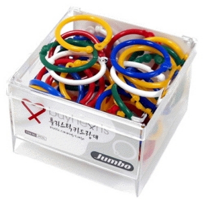 [바이하츠] 점보 플라스틱 카드링 (옵션선택)