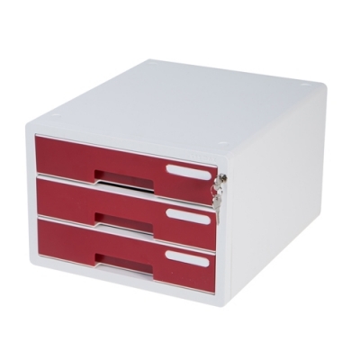 [시스맥스] 시스템-2 칼라서류함 3 단 (색상선택)