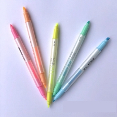 [라인프러스] 마일드 핏 트윈 형광펜 5 색 (옵션선택)