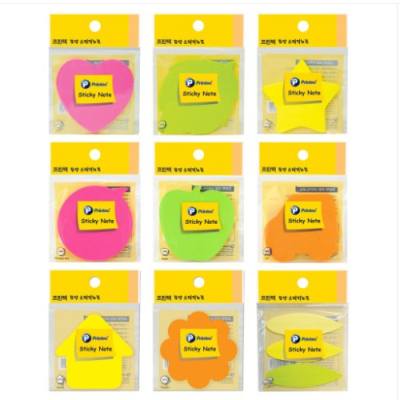 [프린텍] 포스트잇 모양 스티키노트 9종 (사양선택)