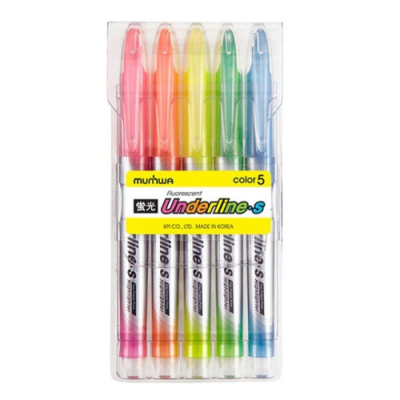 [문화] 언더라인S 형광펜 5색