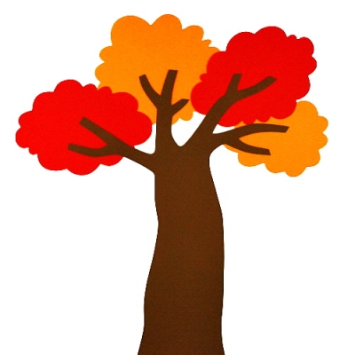 [지니스쿨] 펠트 넓은잎 가을 나무세트 - 기본(150/180(택1))