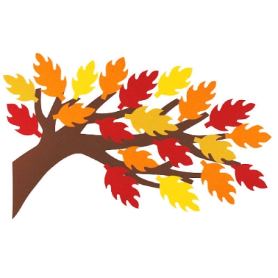 [지니스쿨] 펠트  가을  나무가지 (왼쪽/오른쪽(택1))