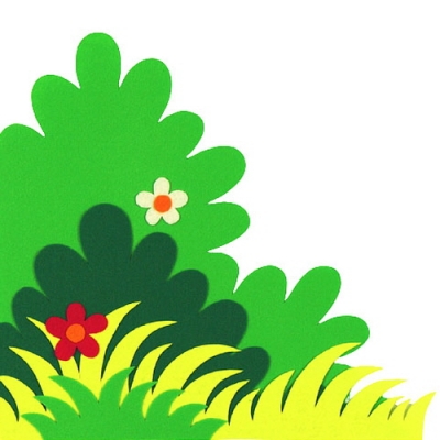 [지니스쿨] 펠트 봄풀숲 400 (왼쪽/오른쪽(택1))