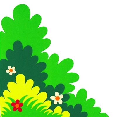 [지니스쿨] 펠트 봄풀숲 500 (왼쪽/오른쪽(택1))