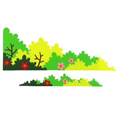 [지니스쿨] 펠트 봄풀숲 900 (왼쪽/오른쪽(택1))