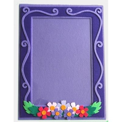 [지니의스쿨사랑]작은 게시판(A4용)-진보라색,황토색