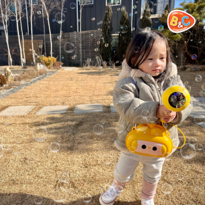 [비앤씨] 보글보글 가방 버블건 (가방버블건+버블액+가방끈)