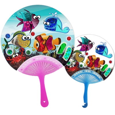 [매직북스] 물고기 포일아트 부채 만들기