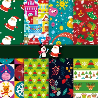 [매직북스] 산타 색종이 (24컬러/12장)