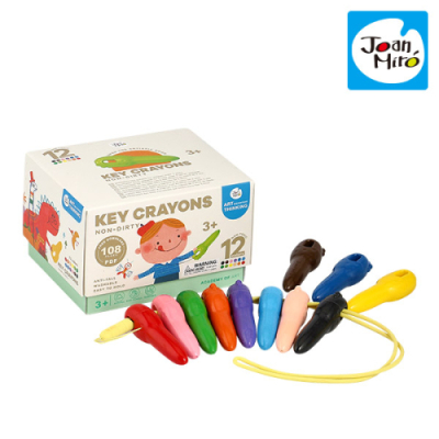 [리틀호안미로]손에묻지않는 키크레용12색(94686)