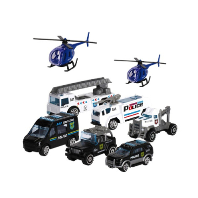 [캐스B]플레이 씨티경찰특수차8종(2037)