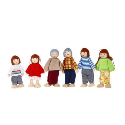 [캐스B]플레이 뉴관절인형가족6종(2621)