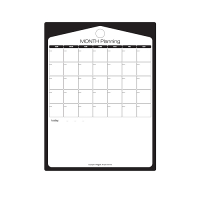 [마그피아] 고무자석 먼슬리 플래너 300X400