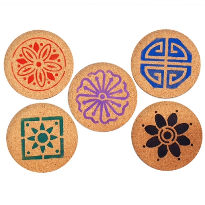 [피오피스토리] 전통문양 컵받침만들기(5인용)