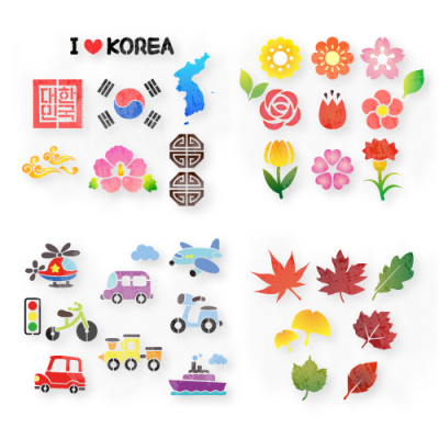 [피오피스토리] 스텐실 도안(16종 택1)