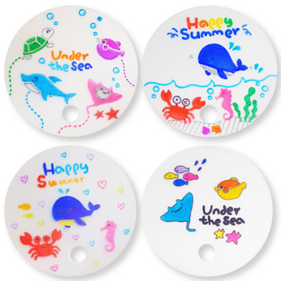 [피오피스토리]바닷속으로 스텐실 부채 만들기(2종택1)