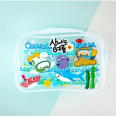 [피오피스토리]신나는 여름 투명 파우치