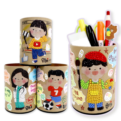 [피오피스토리]보석십자수 직업 연필꽂이 (17종 택1)