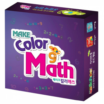 [정경자창의키즈스쿨]메이크 컬러 매쓰 (2-4인용) 수학 보드게임