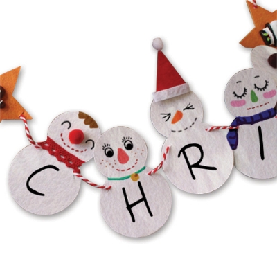 [도토리클래스] 눈사람친구들 가랜드