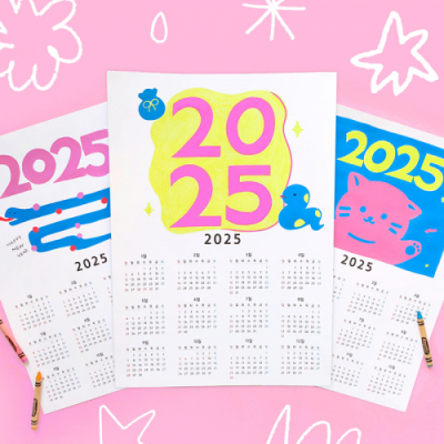 [도토리클래스] 2025 DIY 그림달력 (1인용)
